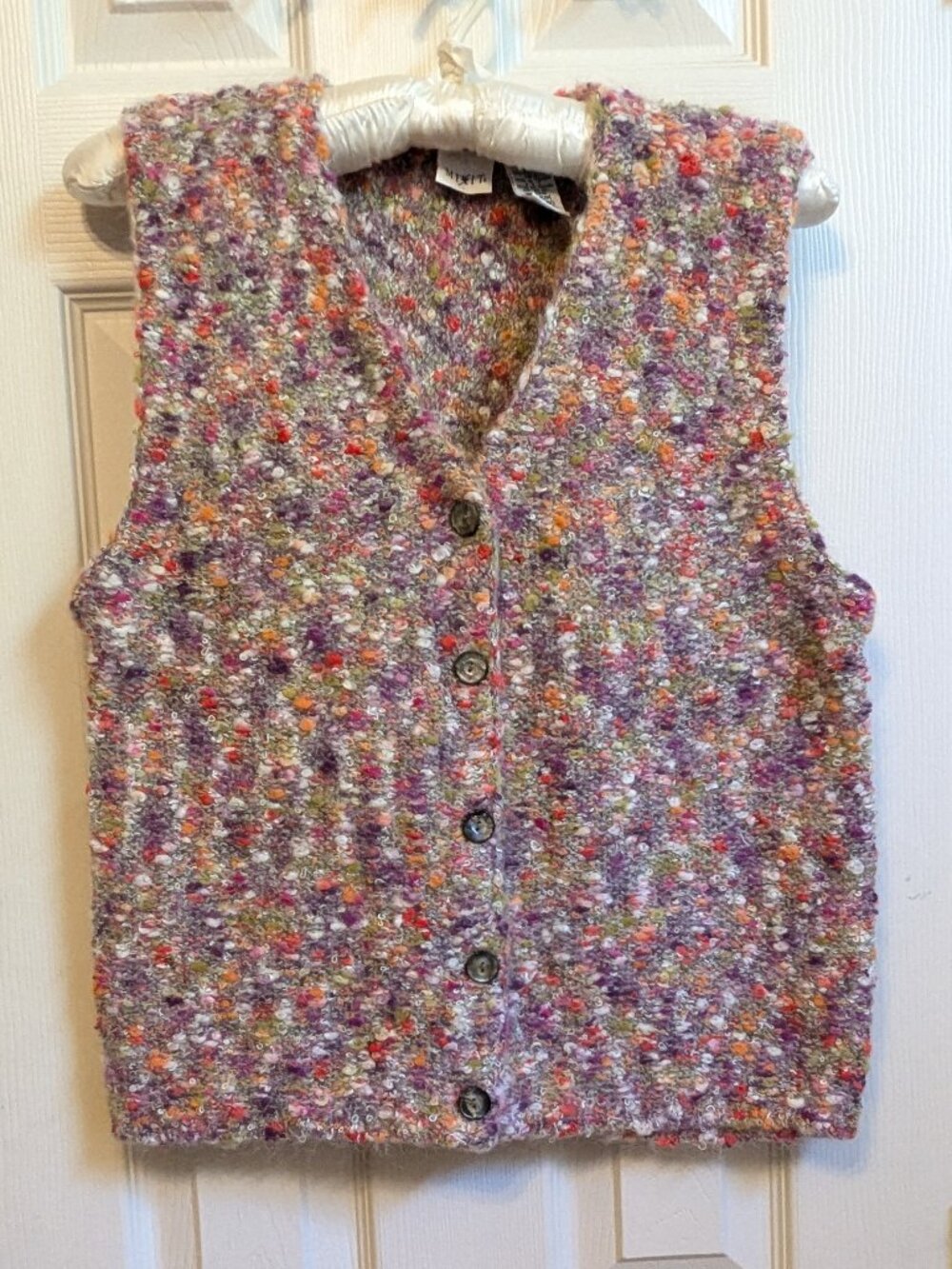 Mixit Vintage Confetti Knit Sweater Vest